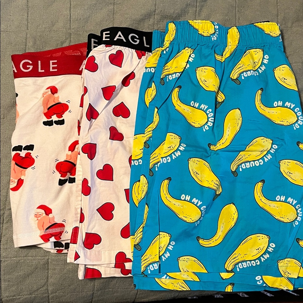 American Eagle Outfitters set of 3 Boxers